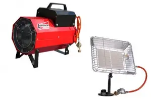 Plinski grelci - Plinski sevalni grelci