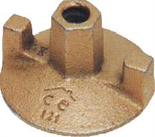 Krožna dvokrilna opažna matica 110 mm pocinkana (0121), Z4810121