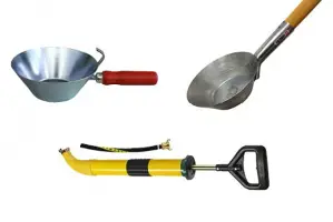 Zidarske zajemalke - Zajemalka za malto - Ročna črpalka za malto