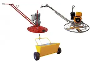 Stroji za glajenje - Krilni gladilniki - Trosilci peska