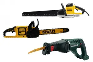 Namenske žage - Sabljaste žage - Verižne žage