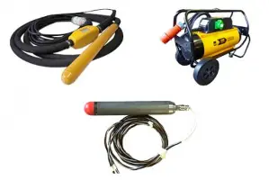 Betonski vibratorji - Frekvenčni pretvorniki