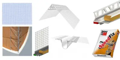 Mreže za ojačitev ometa - Profili za omet - Oblikovanje stikov