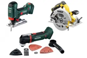 Vbodne žage - Ročne krožne žage - Večnamensko orodje