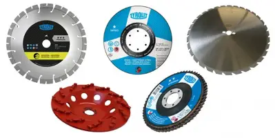 Rezalne plošče - Brusne plošče - Rebričaste brusne plošče