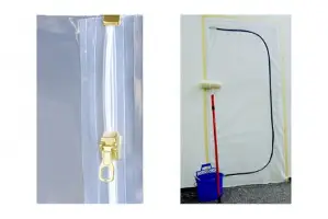 Zaščitne mape za načrte - Provizorična vrata proti prahu