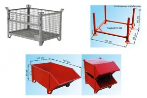 Košare - Stojala za zlaganje - Zaboji