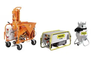 Mešalne črpalke - Stroji za transport malte