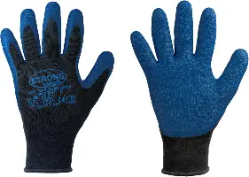 Rokavice skrčen-Lateks BLUE LATEX EN388+EN511, črno/modre, vel. 10, P120, Z024310