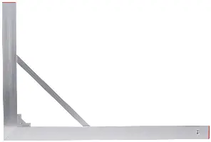 Gradbeni kotnik BWS 100x150cm s kapicami iz plastike, Z03493101