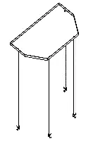 Pokrov za PAM silos za beton 1016 500l in 750l, Z101620