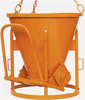 Silos za beton 1011.12, 1000l stožčast z vzvodom za odpiranje, Z10800