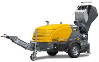 Stroj za estrih PUTZMEISTER MIXOKRET M760 DHBS STAGE V GREEN EFFICIENCY nakladalna košara+lopata, Z111675300
