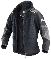 Jopica KÜBLER WEATHER sivo/črna 440 g/m² vel. XL, Z17419899XL