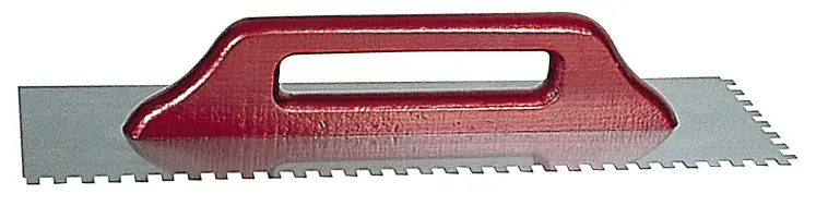 Vlečna gladilka Profi 500x130x0,7mm E6 nerjaveča, nazobčana, ročaj privit P25, Z1748306