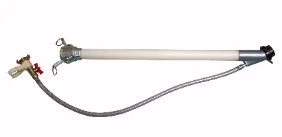 Brizgalna pištola za omet 25mm LW 24 šoba 14mm 30° kolenasta 600mm PFT, Z190011X