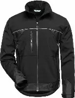 Jakna Softshell ALPHA ELYSEE®, črna/črna, vel. M, P10, Z20001M