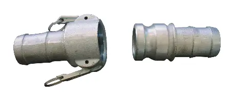 Spojka za gumi-cev za transport malte 35mm MT z nastavkom LW 34 - ženski del, Z20071X