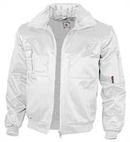 Pilotska jakna QUALITEX, bela, 265 g/m², vel. L, Z23611L