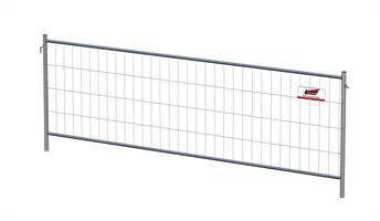 Nizka mobilna ograja F1 1200x3472mm (M100), s poveznikom, Z2711012353