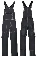 Hlače za polagalce, podložene v območju kolen št.60 sive, Z31112160