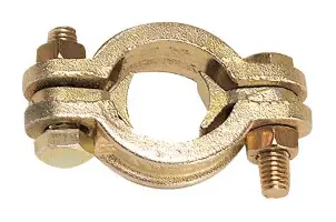 Objemka cevi za stisnjen zrak 3/4" (za cevi AD 28-34 mm) pocinkana litina, Z31631