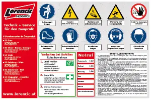 Opozorilna tabla 700x1000x60 potiskana, Z3274NLO
