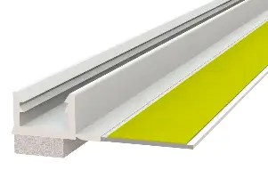 Ometni zaščitni profil 10mm, 2,5m/palica 60pal/kart 42kart/pal, Z3717250LO