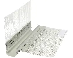 Dilatacijski profil tip I za notranji kot z mrežo in belim trakom 2,50m/palica P25, Z4045X