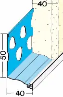 Zaključni cokel profil 1264 40mm 3,0m/palica 15pal/vez 54vez/pal, Z41264300