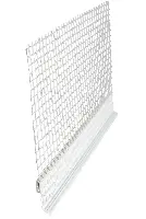 Natični profil PVC za Alu cokl profil, L= 2,5 m, z armirno mrežo P25 72kart/pal, Z4650305001