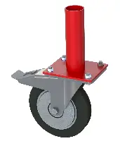 Kolesni podstavek za gradbeni oder z zaporo in stojalom za okvir, Z4811200G