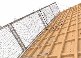 Strešna zaščitna mrežna ograja dim. 200x100cm pocinkana, Z48118580