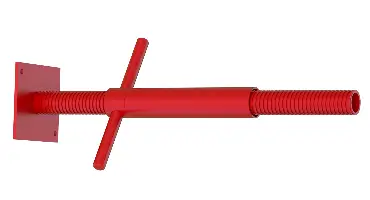 Nastavljiv podstavek za gradbeni oder 0-50cm lakirano 80G, Z48180