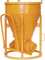 Silos za beton 1013.8, 500l s privarjeno verigo in ročico, Z5030