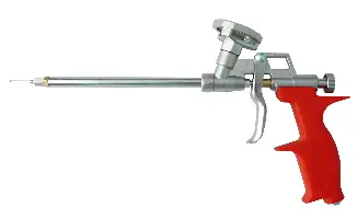 Pištola za doziranje PU pene s kovinsko iglo FGZ/E z rdečim ročajem, Z53043LO