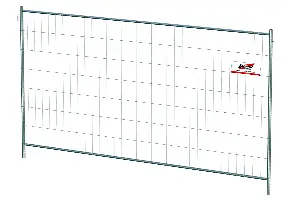 Mobilni ograjni element F2, dim. 2000x2200mm (M400), Z5412298089417