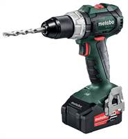=81= Aku-udarno vrtalni vijačnik METABO SB 18 LT BL 18V 4,0Ah Li-Ion z 2 Aku baterijama, kovček, Z602316500