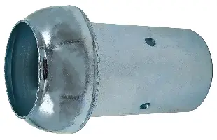 Mörtelschlauch-Kupplung 50mm VT ohne Dichtung, ohne Schrauben, langer Schaft, Z65374