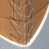 Widra profil APR za zaokrožene robove, L=2,95m, 40 palic v kartonu= 118m/karton, Z7016