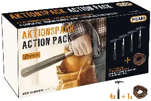 Tesarski set - 4 x tesarsko kladivo PICARD art.620M in funkcionalen šal za krovce, Z75097