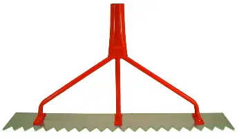 Grablje za beton Alu 60cm, brez ročaja, Z90113