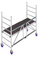 Alu-zložljiv montažni oder KRAUSE® MONTO® PROTEC® XS 2,00x0,60m, DV= 2,90m, Z942104