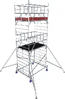 Alu-premični oder KRAUSE® MONTO® PROTEC® XXL dim. 2,00x1,20m, delovna višina 6,30m, Z945136