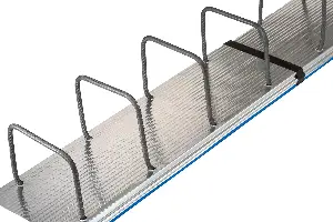 Element za povezavo armature Plexus dvovrstičen 10/100, dolžina 1,25m, 6kosov/vez, 16vezov/pal, ZBK101009H