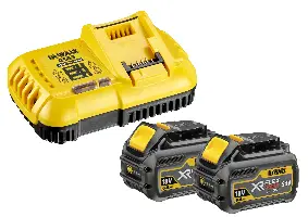 =80= AkuPlus-Set DEWALT® DCB118T2 2x54V FLEXVOLT 6,0Ah bateriji + polnilec, ZDCB118T2-QW1