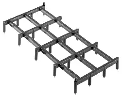 Široko ploskovni talni distančnik s konicami za vidni beton 30mm 120kos/pak 72pak/pal, ZDES30