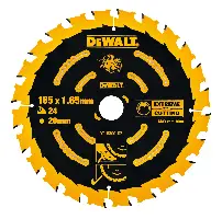 Rezalna plošča EXTREME DEWALT® 190x30mm Z24 WZ za ročno krožno žago DWE575K, ZDT10304-QZ