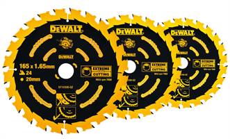 Komplet rezalnih plošč EXTREME DEWALT®, 3kosi DT10304, 190x30mm Z24, za krožno žago DWE575K, ZDT10399-QZ