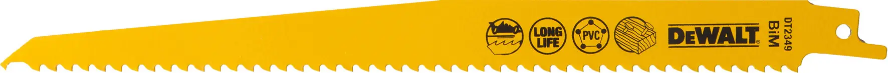 List za sabljasto žago DEWALT® 228x 3,6-5,1mm (les) 100kos/pak, ZDT2320-QZ